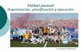 Fútbol Juvenil Organización, planificación y ejecución Lic. Gustavo Caponetto.