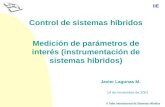 II Taller Internacional de Sistemas Híbridos IIE Control de sistemas híbridos Medición de parámetros de interés (instrumentación de sistemas híbridos)