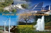 Definición de energía renovable Tipos de la energía renovable Energías alternativas Conclusión Bibliografía.