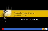 Autor: Rafael Quintero Transformaciones geométricas Tema 4-1º BACH.