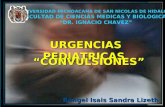 URGENCIAS PEDIATRICAS CONVULSIONES UNIVERSIDAD MICHOACANA DE SAN NICOLAS DE HIDALGO FACULTAD DE CIENCIAS MEDICAS Y BIOLOGICAS DR. IGNACIO CHAVEZ Rangel.