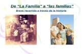 De La Familia a las familias Breve recorrido a través de la historia.
