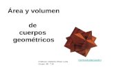 Área y volumen de cuerpos geométricos Profesor: Roberto Oliver Luna Grupo: 3B T.M. rombododecaedro.