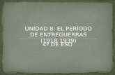 UNIDAD 8: EL PERÍODO DE ENTREGUERRAS (1918-1939) 4º DE ESO.