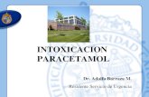 INTOXICACION PARACETAMOL Dr. Adolfo Barraza M. Residente Servicio de Urgencia.