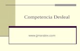 Competencia Desleal . ¿Cómo se le conoce? Practicas Injustas de Comercio Commercial Tort Law Competencia Desleal.
