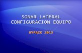 SONAR LATERAL CONFIGURACION EQUIPO HYPACK 2013. Diagrama de Conexión Datos GPS, monohaz y Marea van en HYPACK ® SURVEY. Sonar Lateral (con MRU opcional,