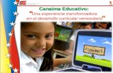 Canaima Educativo: Una experiencia transformadora en el desarrollo curricular venezolano.
