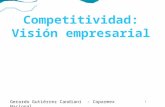 Competitividad: Visión empresarial Gerardo Gutiérrez Candiani - Coparmex Nacional 1.