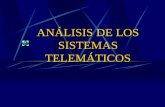 ANÁLISIS DE LOS SISTEMAS TELEMÁTICOS. 1.1. ELEMENTOS DE LOS SISTEMAS TELEMÁTICOS COMUNICACIÓN: Trasmisión de señales mediante un código común al emisor.
