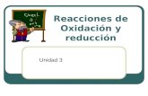 Reacciones de Oxidación y reducción Unidad 3. Introducción Existen muchos fenómenos a tu alrededor y en tu cuerpo relacionado con los procesos REDOX.