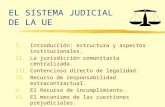 EL SISTEMA JUDICIAL DE LA UE I.Introducción: estructura y aspectos institucionales. II.La jurisdicción comunitaria centralizada. III.Contencioso directo.