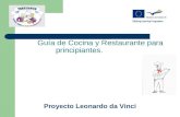 Guía de Cocina y Restaurante para principiantes. Proyecto Leonardo da Vinci.