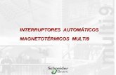 INTERRUPTORES AUTOMÁTICOS MAGNETOTÉRMICOS MULTI9.