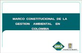 MARCO CONSTITUCIONAL DE LA GESTION AMBIENTAL EN GESTION AMBIENTAL ENCOLOMBIA.