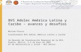 BVS Adolec América Latina y Caribe – avances y desafíos Miriam Piazza Coordinadora BVS Adolec América Latina y Caribe 3a Reunión de Coordinación Regional.