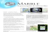 Marble Virtual Globe 1.3 Factsheet (Spanish)