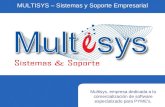 MULTISYS – Sistemas y Soporte Empresarial Multisys, empresa dedicada a la comercialización de software especializado para PYME's.