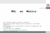 MDL en México Ing. Miguel Ángel Cervantes Sánchez Director General Adjunto para Proyectos de Cambio Climático Subsecretaría de Planeación y Política Ambiental.