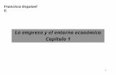 1 La empresa y el entorno económico Capítulo 1 Francisco Esquivel V.