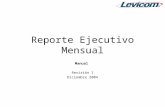 Reporte Ejecutivo Mensual Manual Revisión 1 Diciembre 2004.