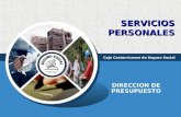 LOGO SERVICIOS PERSONALES DIRECCION DE PRESUPUESTO Caja Costarricense de Seguro Social.