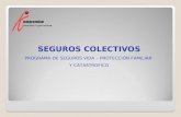 SEGUROS COLECTIVOS PROGRAMA DE SEGUROS VIDA – PROTECCIÓN FAMILIAR Y CATASTROFICO.