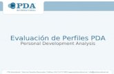 Evaluación de Perfiles PDA Personal Development Analysis.