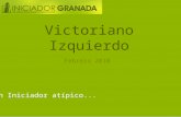 Victoriano Izquierdo en Iniciador Granada
