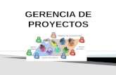GERENCIA DE PROYECTOS. 1. ¿Qué es la gerencia de proyectos? 2. Estructuración de proyectos 3. Métodos y técnicas de planificación y programación de proyectos.