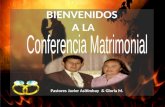 BIENVENIDOS A LA Pastores Javier Asitimbay & Gloria M.