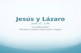 Jesús y Lázaro