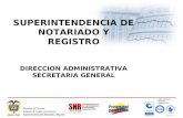 República de Colombia Ministerio de Justicia y del Derecho Superintendencia de Notariado y Registro SUPERINTENDENCIA DE NOTARIADO Y REGISTRO DIRECCION.