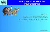 CEPAL/ILPES IDENTIFICACION DE PROYECTOS PARTE I ANALISIS DE PROBLEMAS Y BUSQUEDA DE SOLUCIONES Hector Sanín.