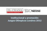 Institucional y promoción Juegos Olímpicos Londres 2012.