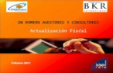 Actualización Fiscal GN ROMERO AUDITORES Y CONSULTORES Febrero 2011 *