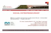 Emprendedores Sociales Master Economia Social Iberoamericana Mondragon Mexico