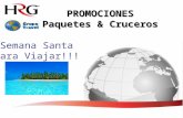 PROMOCIONES Paquetes & Cruceros Semana Santa Para Viajar!!!