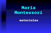 María Montessori materiales. contexto: la Escuela Nueva Es un movimiento de renovación de las escuelas que impregnan la segunda parte del siglo XX. Estas.