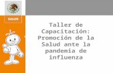 4. Participación para la acción comunitaria Taller de Capacitación: Promoción de la Salud ante la pandemia de influenza.