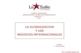 Negocios Internacionales 1.1 Globalizacion