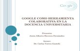 Propuesta Para La UtilizacióN De Google Como Herramienta Colaborativa En La Docencia