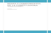 REDES Y COMPONENTES DE LA COMPUTADORA