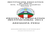 Proyecto educativo institucional 2011