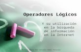 Operadores Lógicos o Booleanos