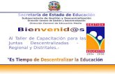 Al Taller de Capacitación para las Juntas Descentralizadas - Regional y Distritales.- República Dominicana.
