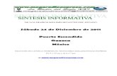 Sintesis informativa 24 12 2011