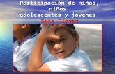 Participación de niñas, niños, adolescentes y jóvenes Seis Claves.