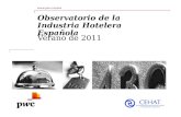 Www.pwc.com/es Observatorio de la Industria Hotelera Española Verano de 2011.