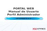 PORTAL WEB Manual de Usuario Perfil Administrador OFIXPRES S.A.S.